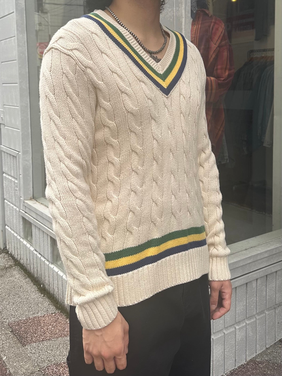 90's RALPH LAUREN チルデンニット