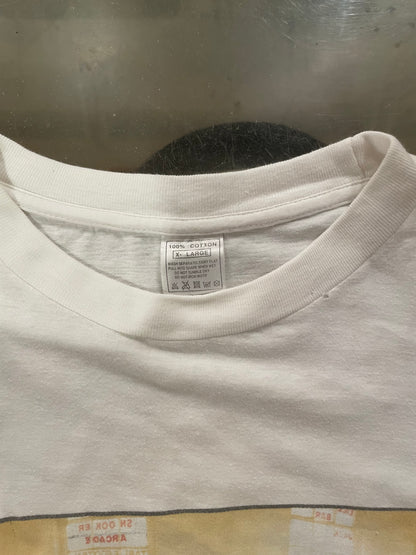 90's「Worlds apart」グラフィックTシャツ
