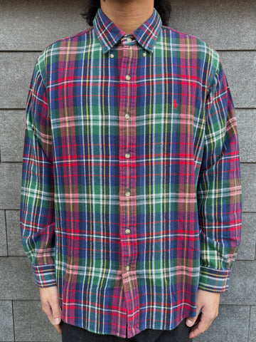 90's RALPH LAUREN「CUSTOM FIT」チェックシャツ
