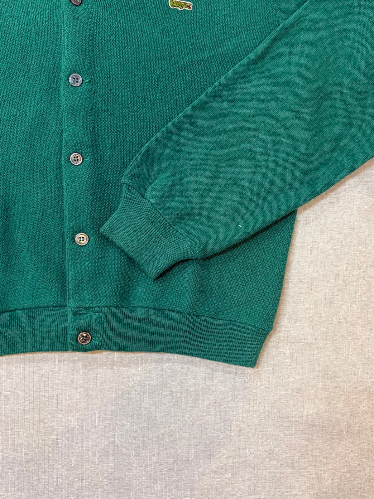 70's IZOD LACOSTE 「USA製」 アクリルニットカーディガン