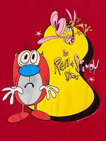 90's THE REN ＆ STIMPY SHOW キャラクターTシャツ