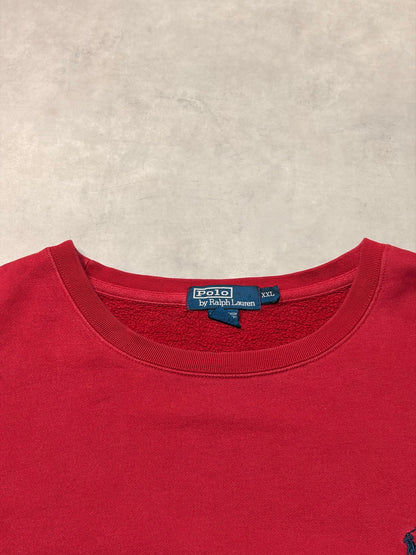 90's POLO BY RALPH LAUREN「北マリアナ諸島製」ワンポイントスウェット