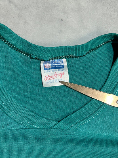 80's NLF「DOLPHINS 13」USA製 フットボールシャツ