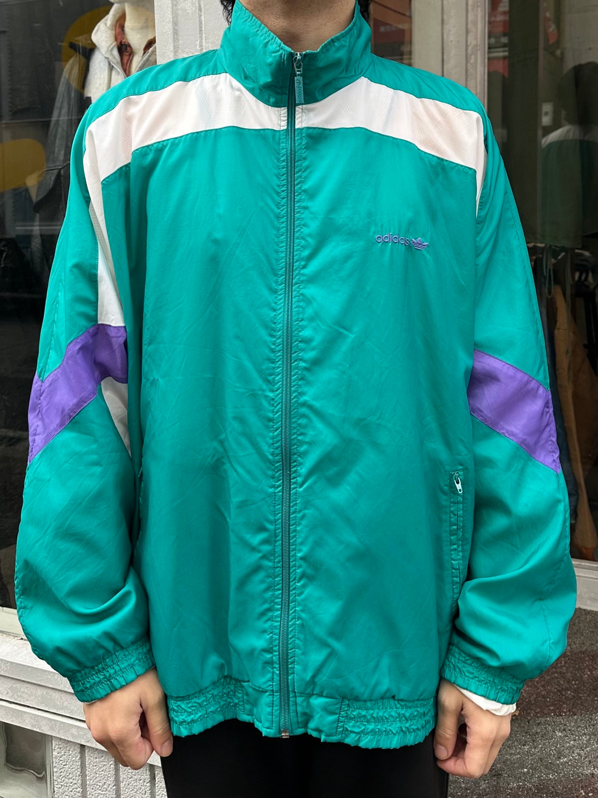 90's ADIDAS ナイロンジャケット