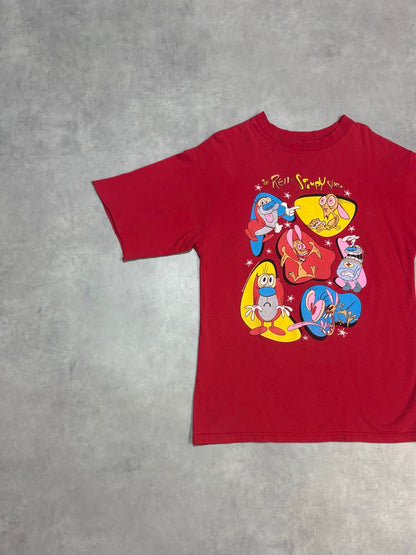 90's THE REN ＆ STIMPY SHOW キャラクターTシャツ