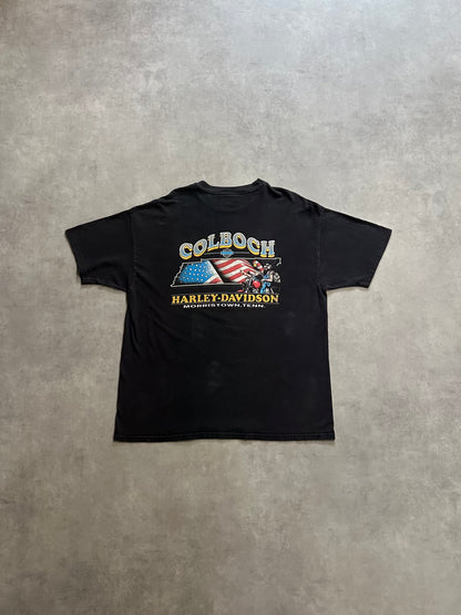 90's HARLEY-DAVIDSON「FATHEAD」ハーレーダビッドソンTシャツ