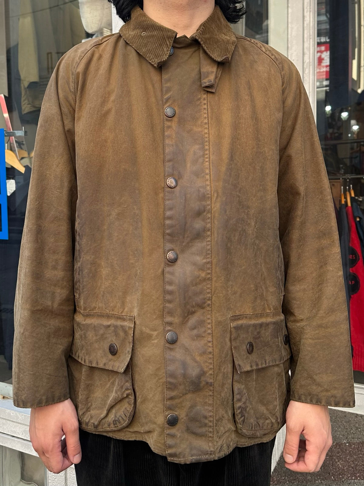 90's BARBOUR「MOORLAND」オイルドジャケット