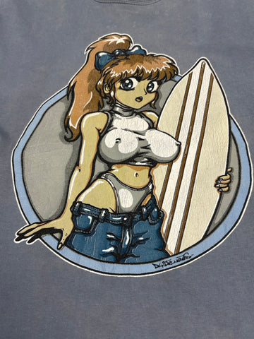 00's SPIRIT「Anime Surf Girl」グラフィックTシャツ