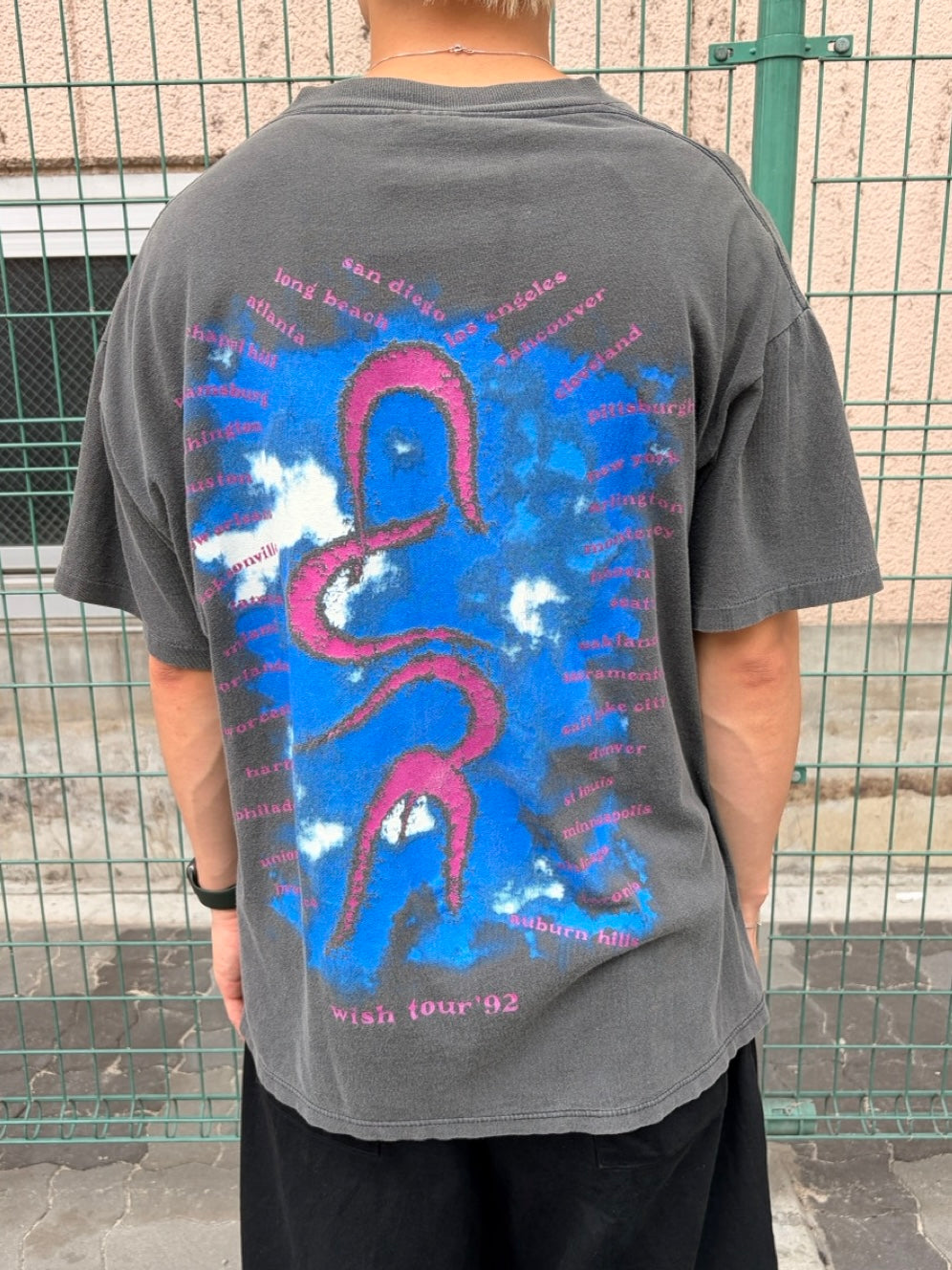 90's THE CURE「Wish Tour 92」USA製 バンドTシャツ