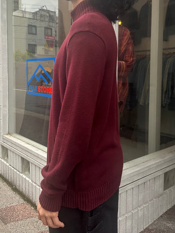 90's RALPH LAUREN ハーフジップニット　