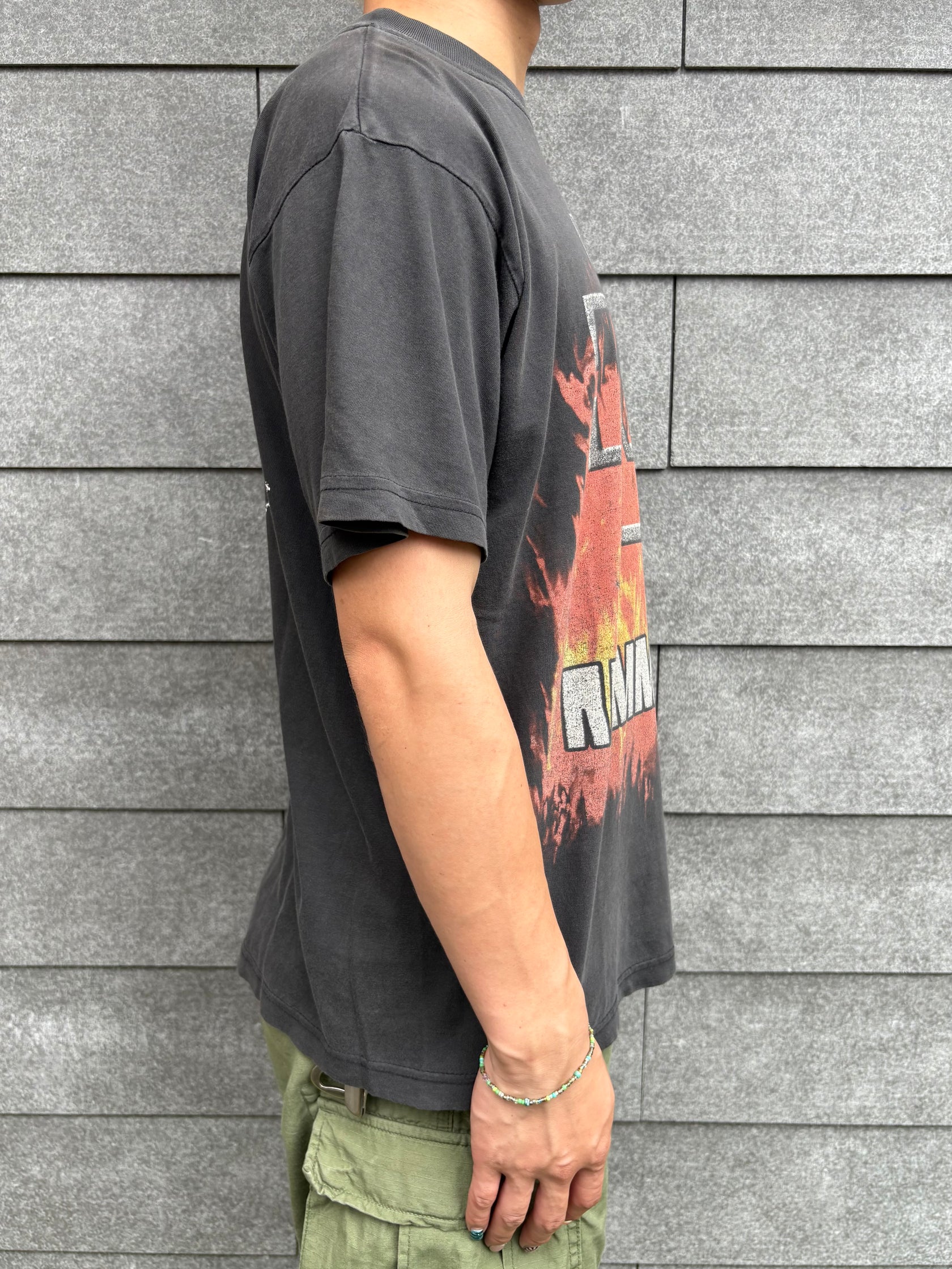 00's RAMMSTEIN 「Flaming Logo」バンドTシャツ