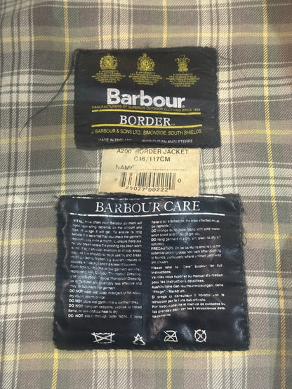 90's BARBOUR「BORDER」オイルドジャケット　