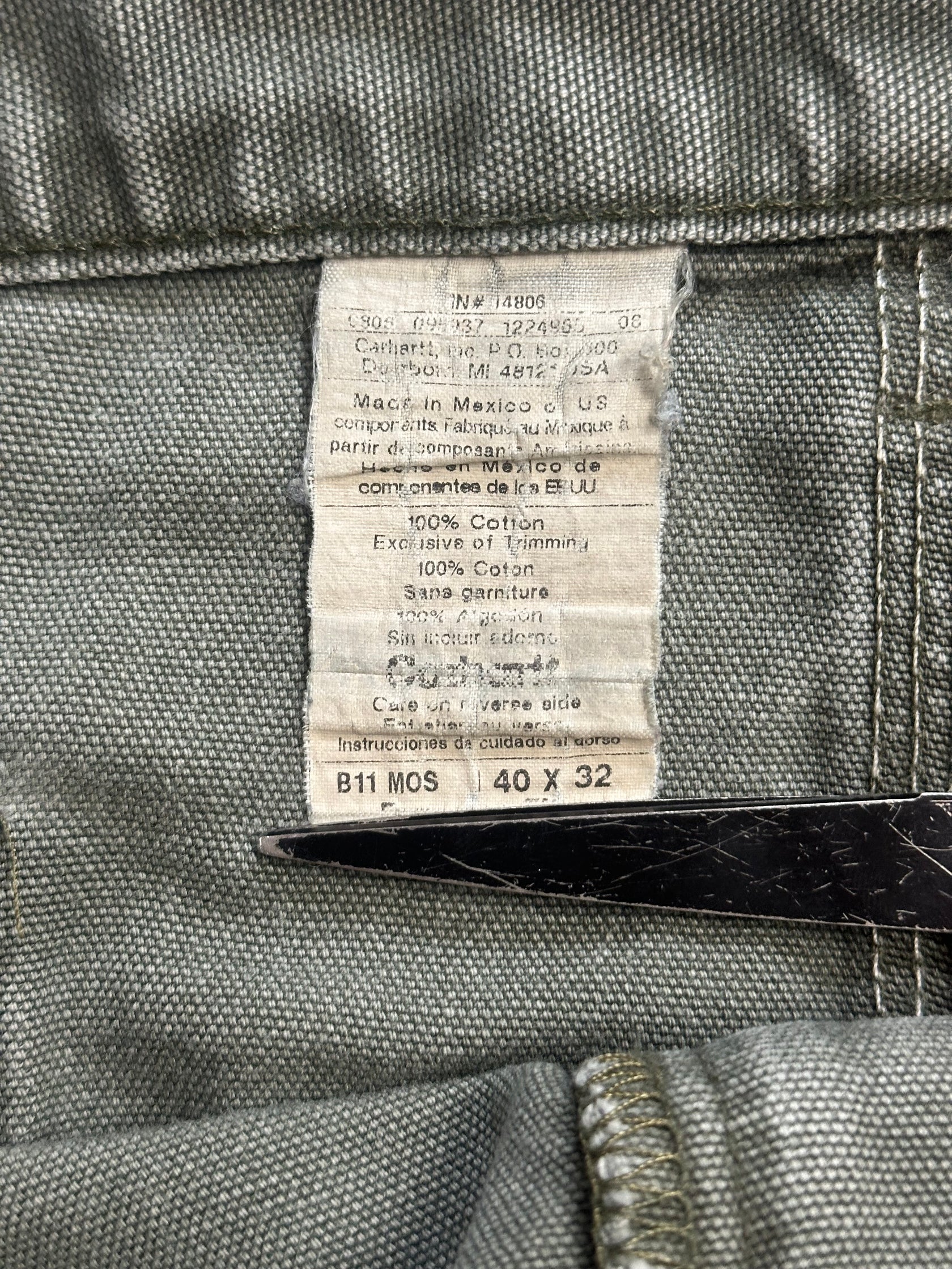 00's CARHARTT「B11」ペインターパンツ