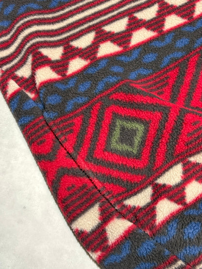 90's PATAGONIA Synchilla Snap-T「サルティーヨ柄」フリースプルオーバー