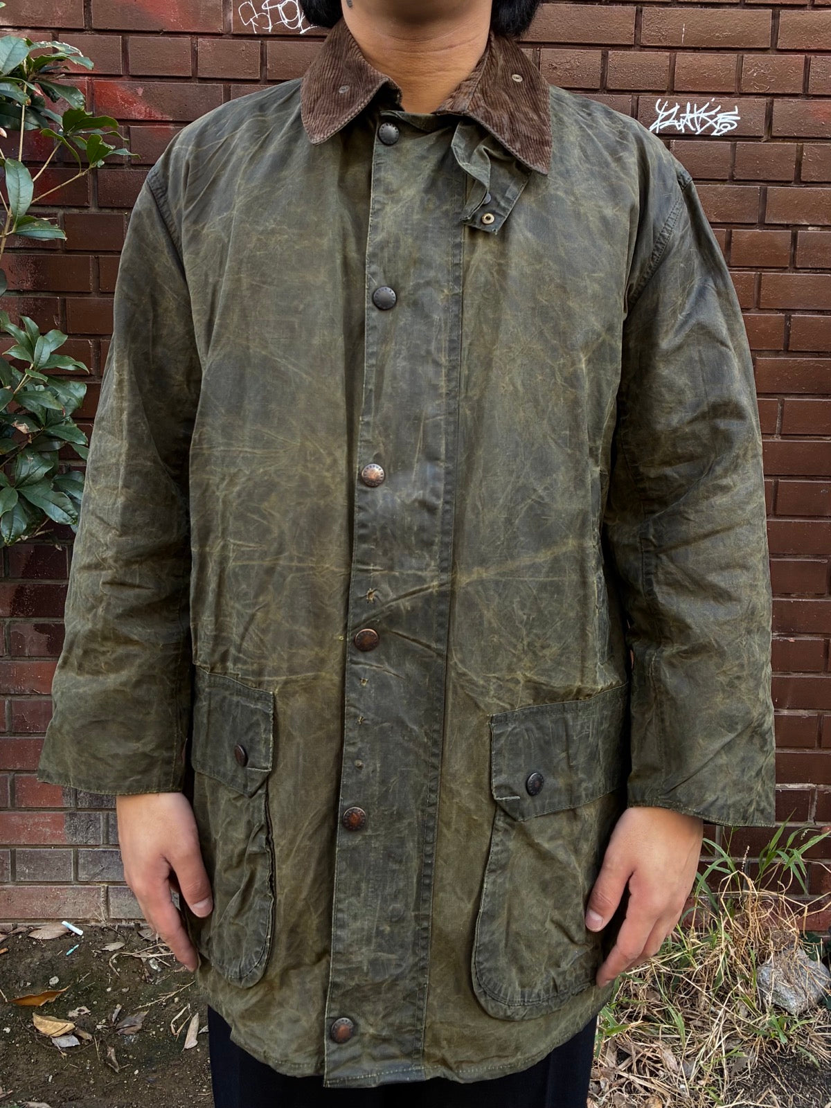 90’s BARBOUR「BORDER」オイルドジャケット