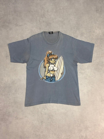 00's SPIRIT「Anime Surf Girl」グラフィックTシャツ