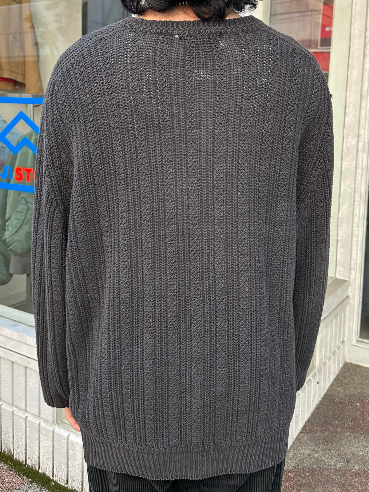 90's ST.JOHN'S BAY リブ編みコットンニット