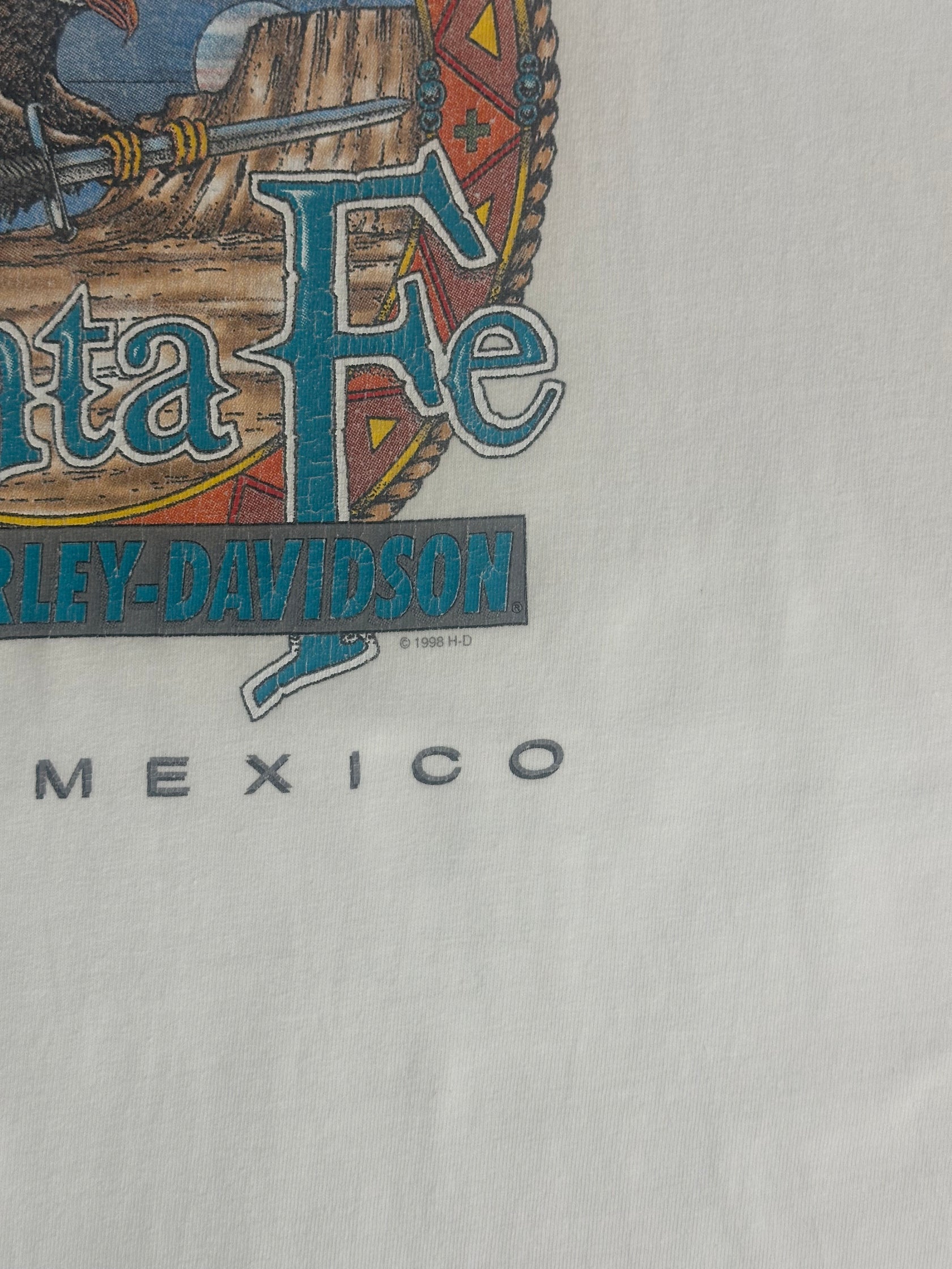 00's HARLEY DAVIDSON「Santafe」ハーレーロングTシャツ