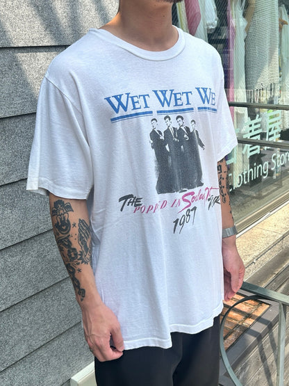 80's WET WET WET「POPPED IN SOULED OUT TOUR 1987」バンドTシャツ