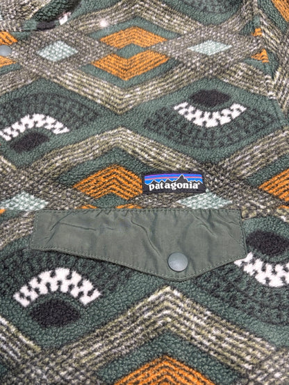 10's PATAGONIA Synchilla Snap-T「スロウフット柄」フリースプルオーバー