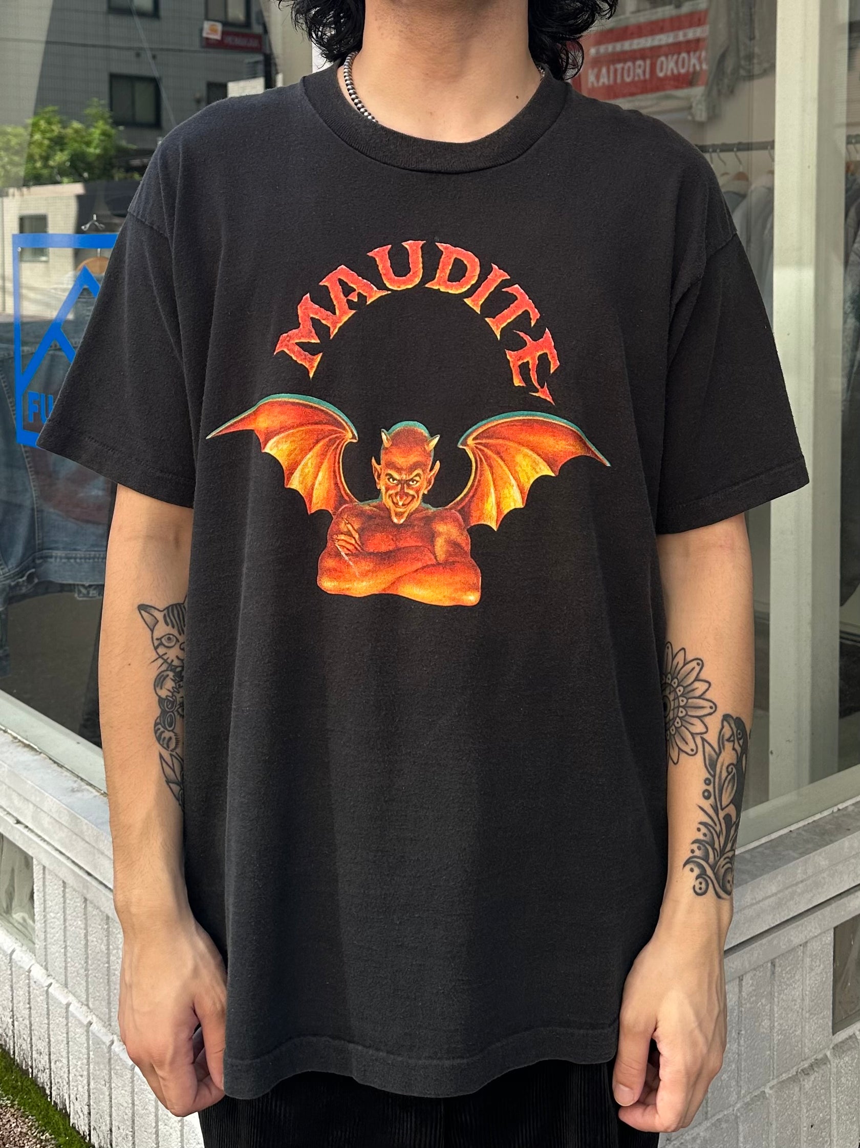 90's MAUDITE 企業Tシャツ