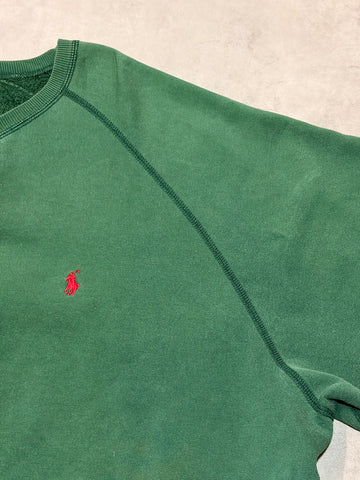 90's POLO BY RALPH LAUREN「香港製」ワンポイントスウェット