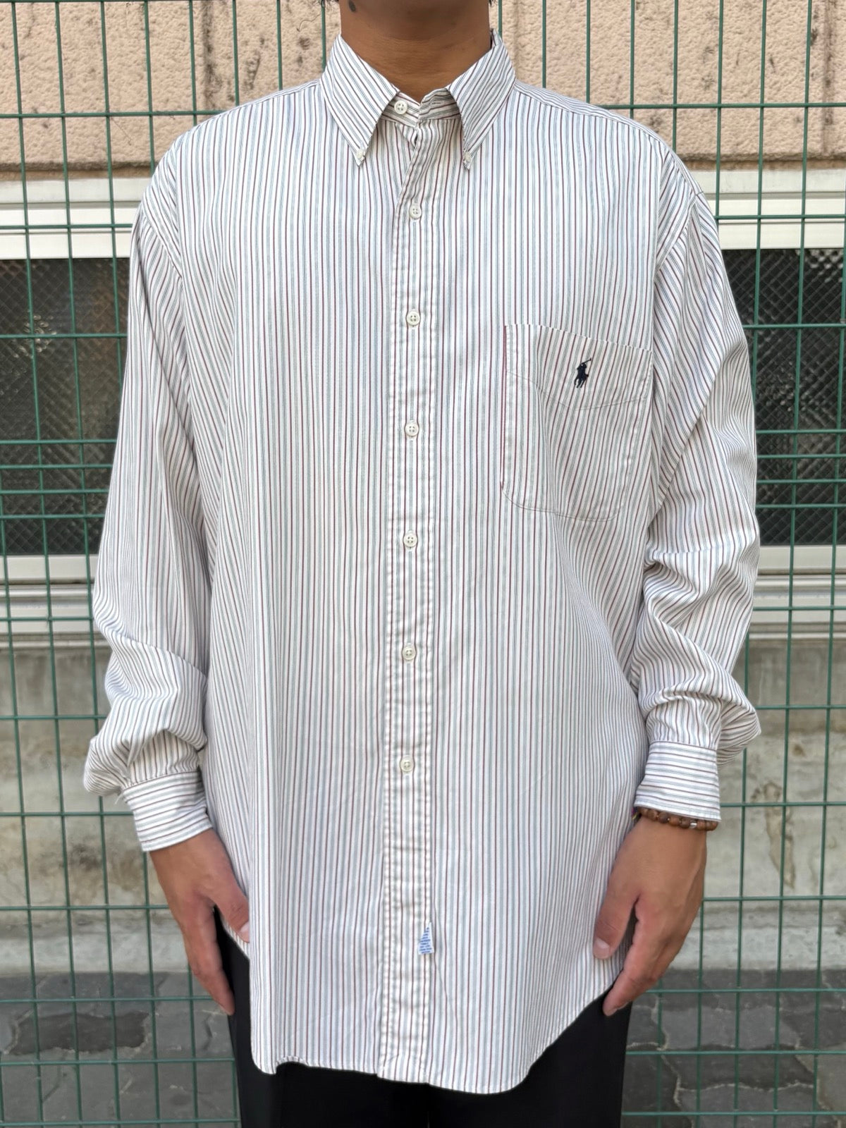 90's RALPH LAUREN「YARMOUTH」ボタンダウンシャツ
