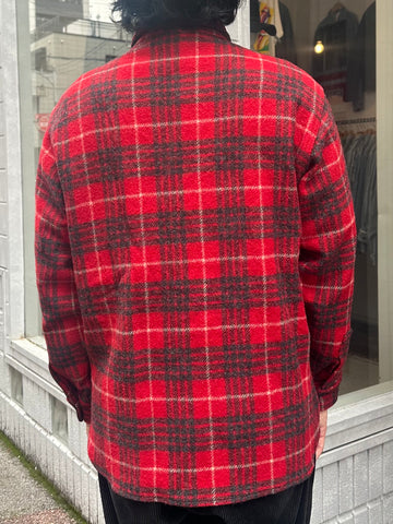 80's WOOLRICH USA製 ネルシャツ