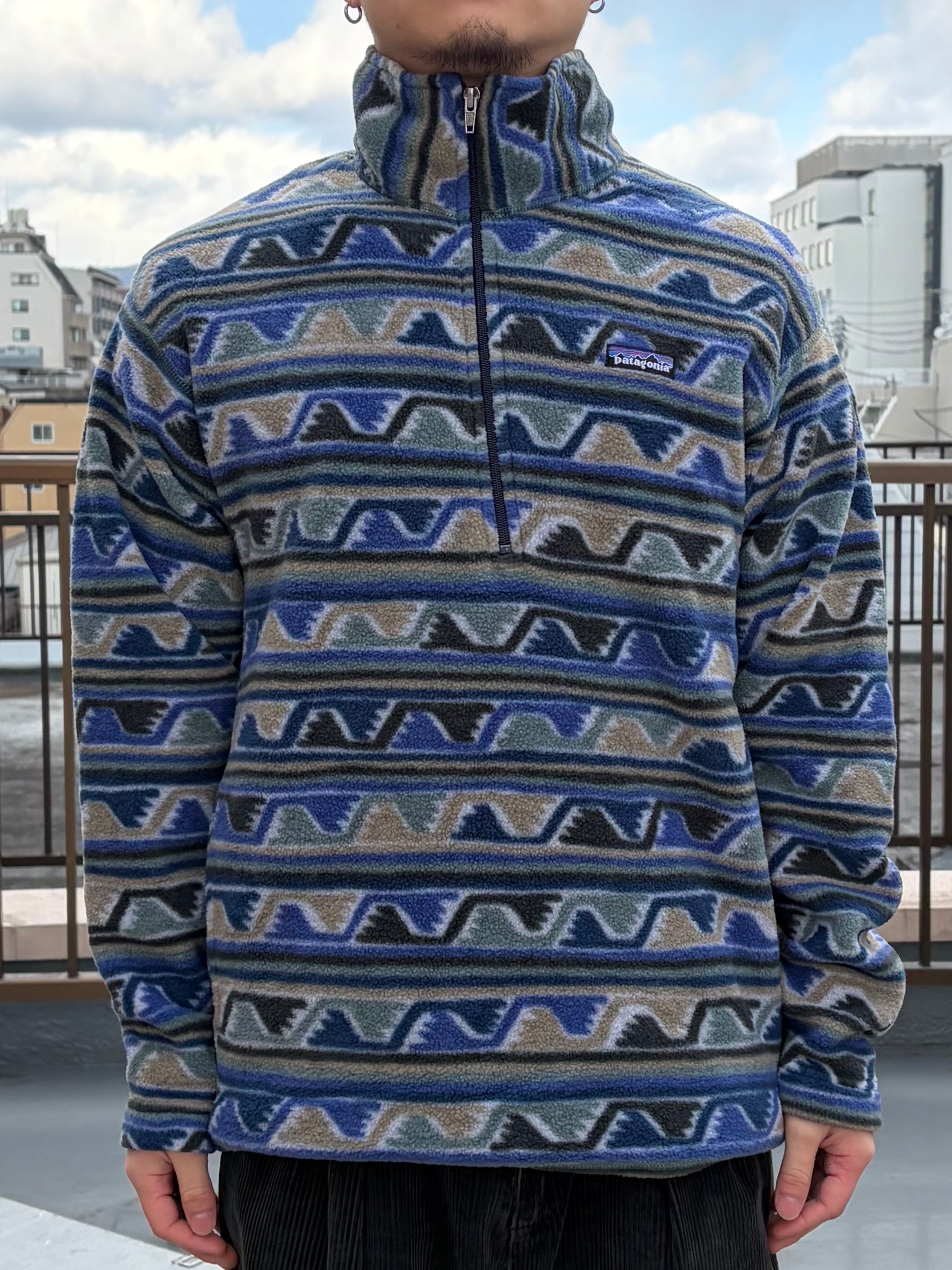 【patagonia】 90s 幾何学模様 フリース　ビーニー　USA製 楽天市場】90s USA製 パタゴニア シンチラ フリース キャップ メンズ