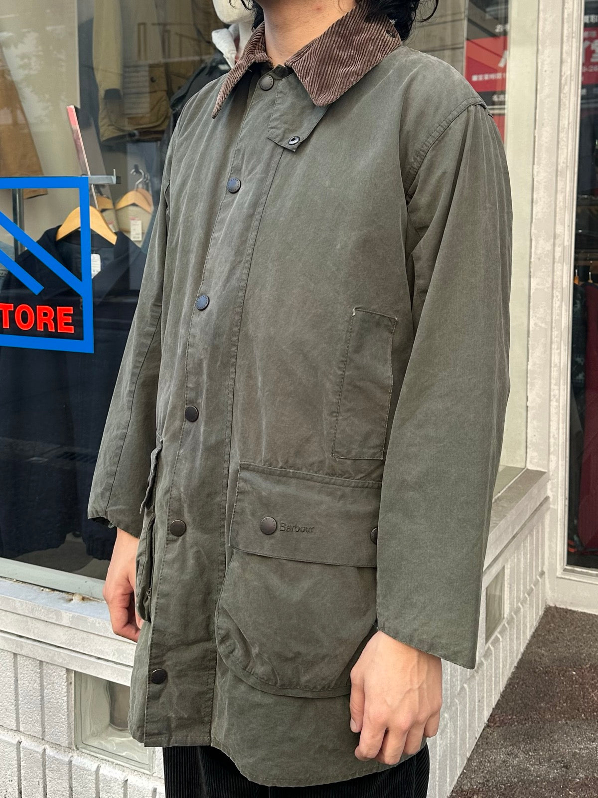 00's BARBOUR 「BORDER」オイルドジャケット　