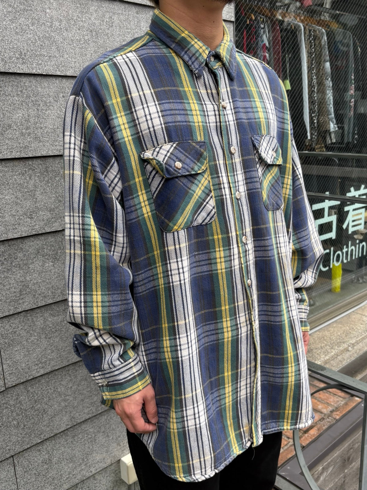 80's「FIVE BROTHER」USA製 ネルシャツ