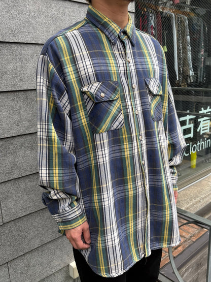 80's「FIVE BROTHER」USA製 ネルシャツ