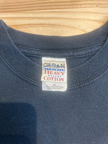 00's 「got friends?」グラフィックパロディTシャツ