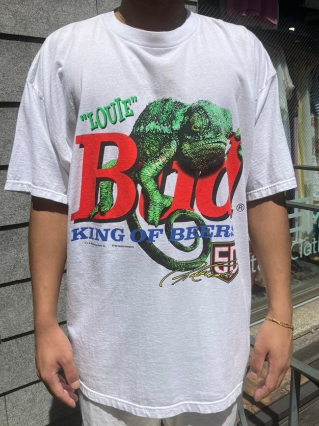 00's「BUDWEISER NASCAR」 グラフィックTシャツ