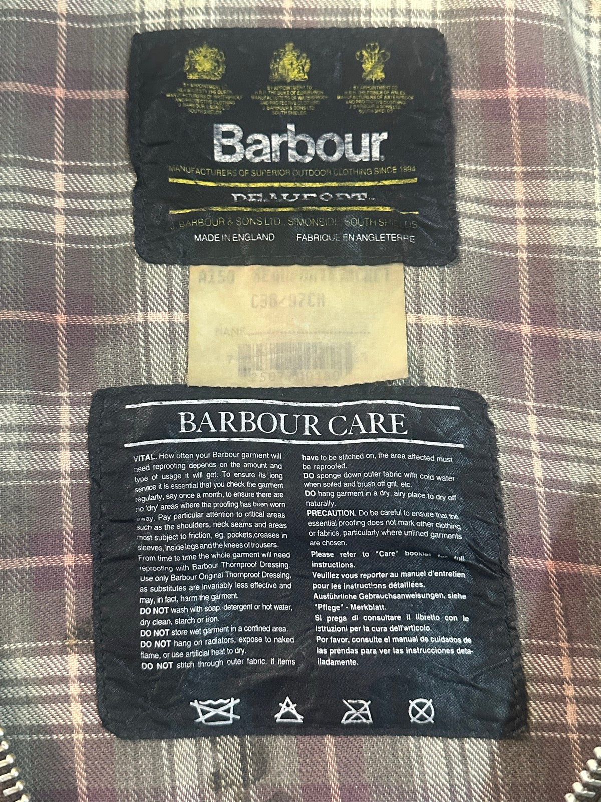 90's BARBOUR 「BEAUFORT」オイルドジャケット