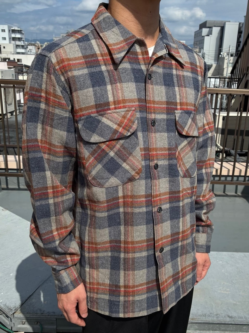 70's「Pendleton」USA製 ウールシャツ