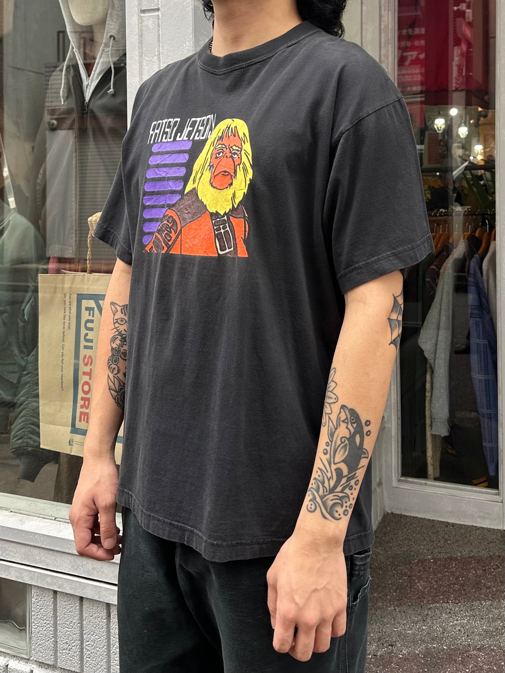 00's FATSO JETSON「Flames for all」バンドTシャツ