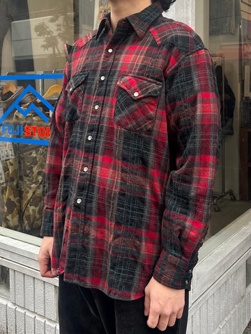 80's PENDLETON USA製 ネルシャツ