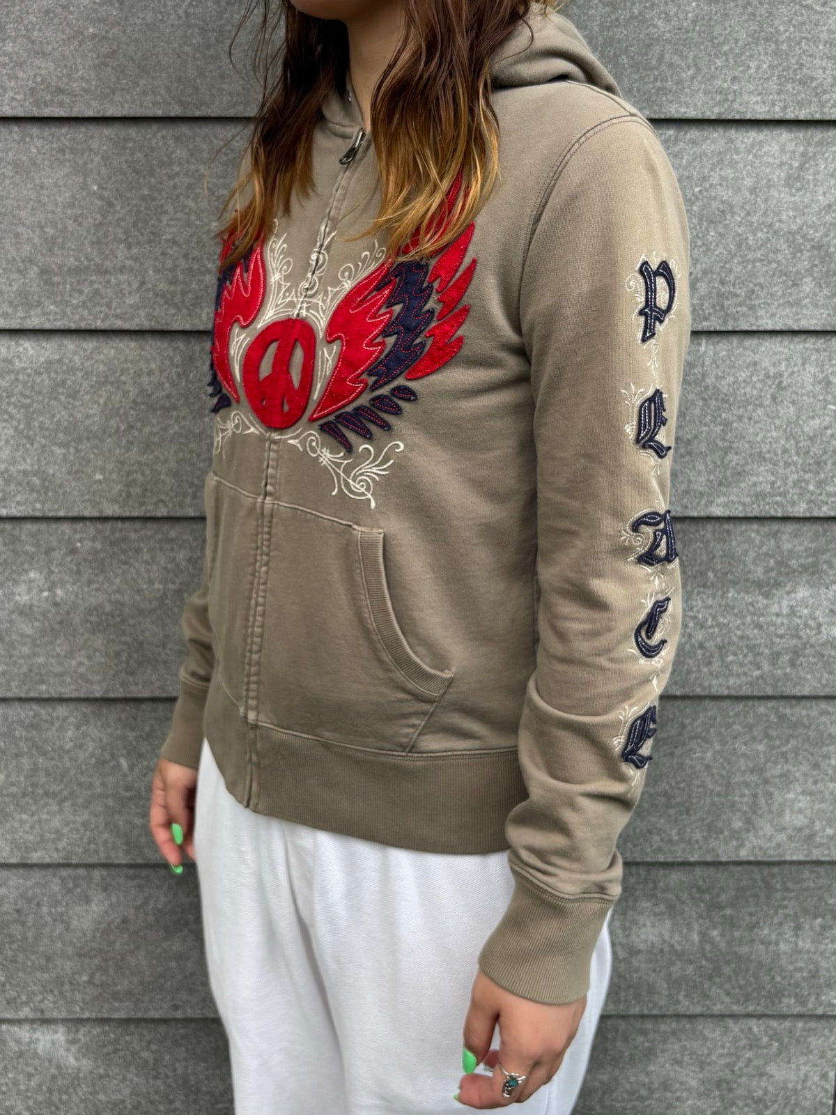 00's「Lucky Brand」ジップアップパーカー
