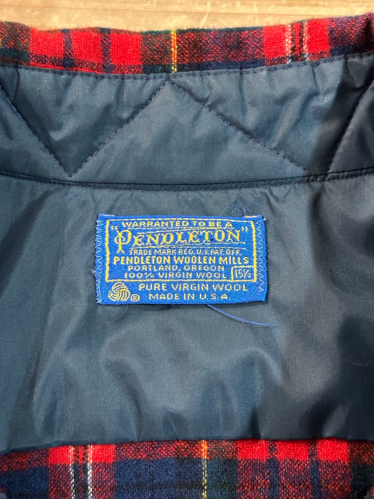 70's PENDLETON USA製 ウールシャツ