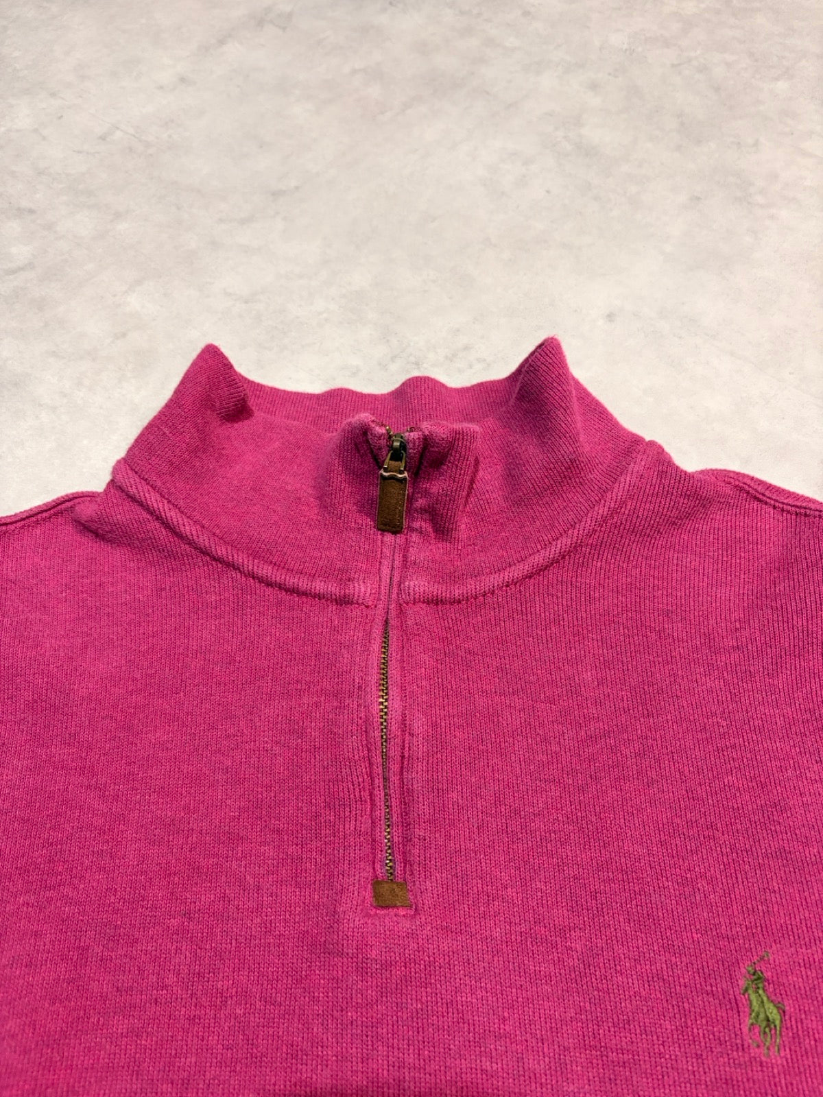 RALPH LAUREN ハーフジップニット