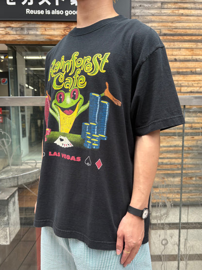 90's 「Rainforest Cafe」グラフィックTシャツ
