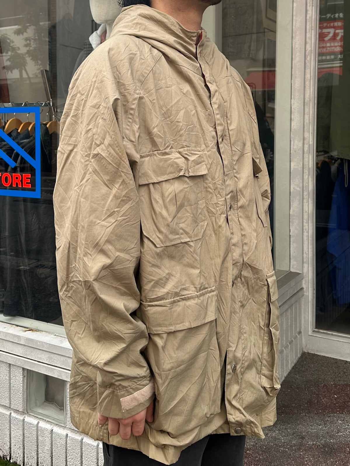 70's WOOLRICH「４P」ウールマウンテンパーカー　