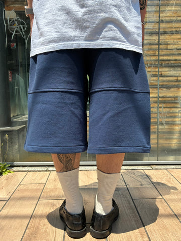 REMAKE  SWEATS DOUBLE KNEE SHORTS