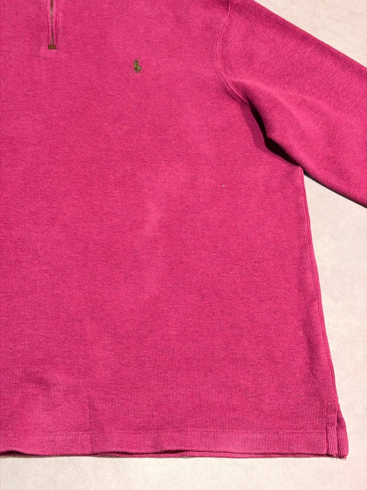 RALPH LAUREN ハーフジップニット