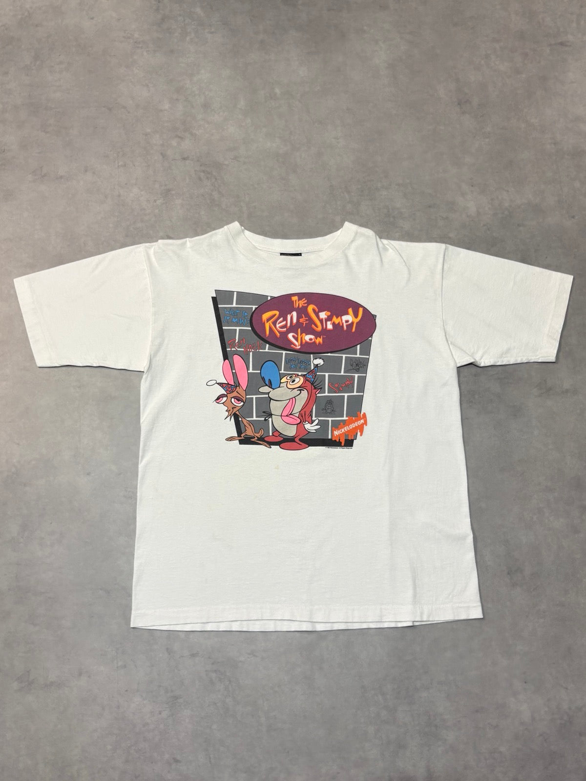 90's Ren & Stimpy「The Ren & Stimpy Show」キャラクターTシャツ