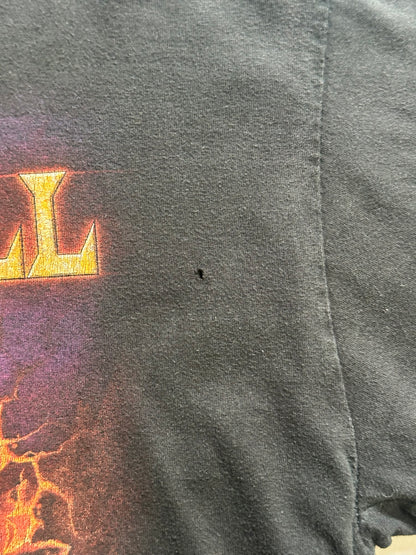 00's HAMMER FALL「Hearts on Fire」バンドロングＴシャツ