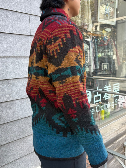 80's WoolRich「ネイティブ柄」USA製 ウールジャケット