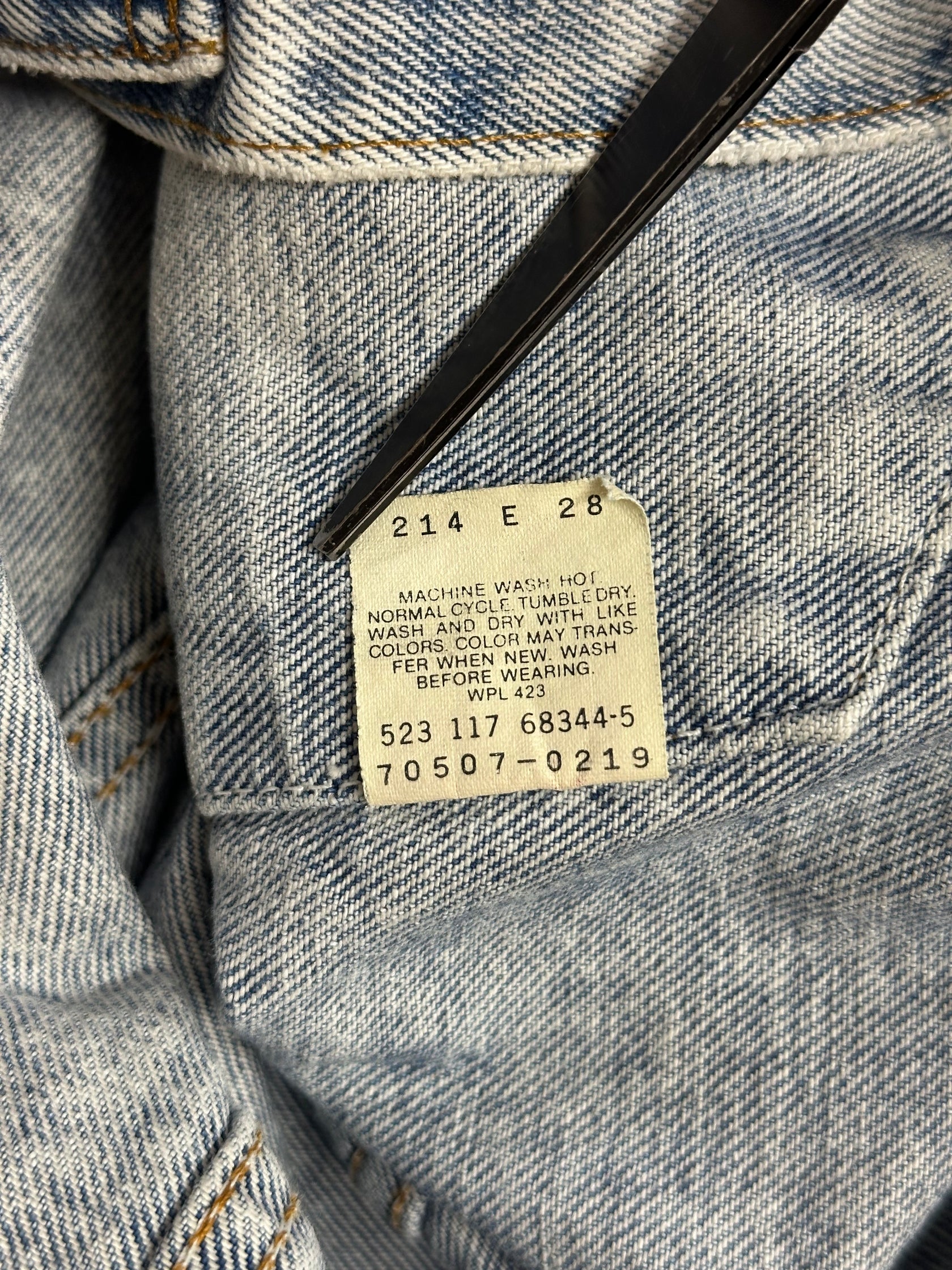 80's LEVI'S「70507-0219」USA製 デニムジャケット
