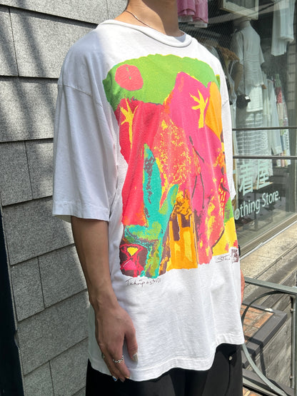 90's CREAM TEA「Tahitipasmil × The Misan」アートTシャツ